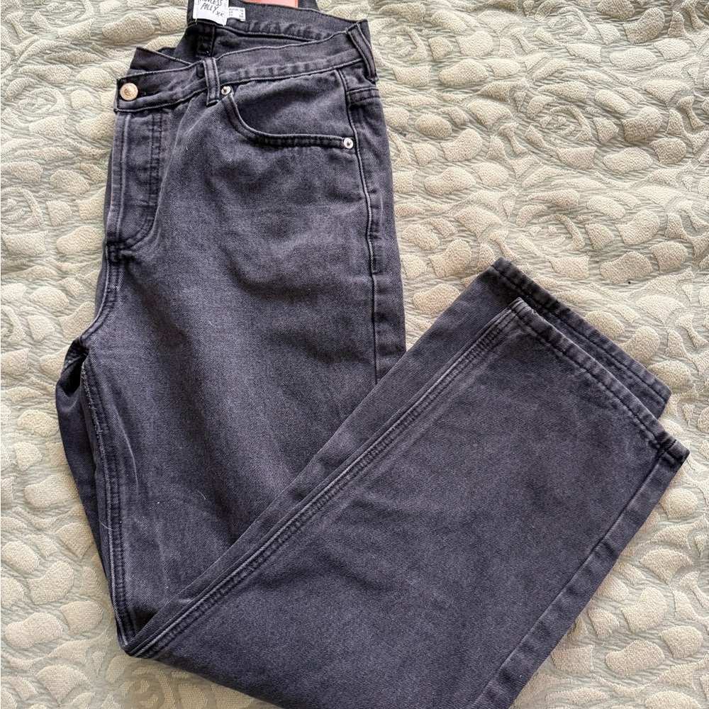 Princess Polly Charcoal Denim Jeans